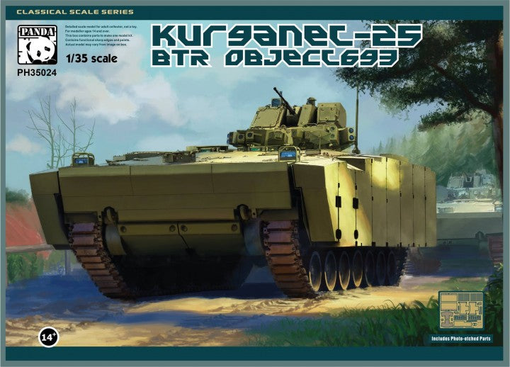 Panda 1/35 Kurganets-25 BTR Object 693 Scale Model Panda