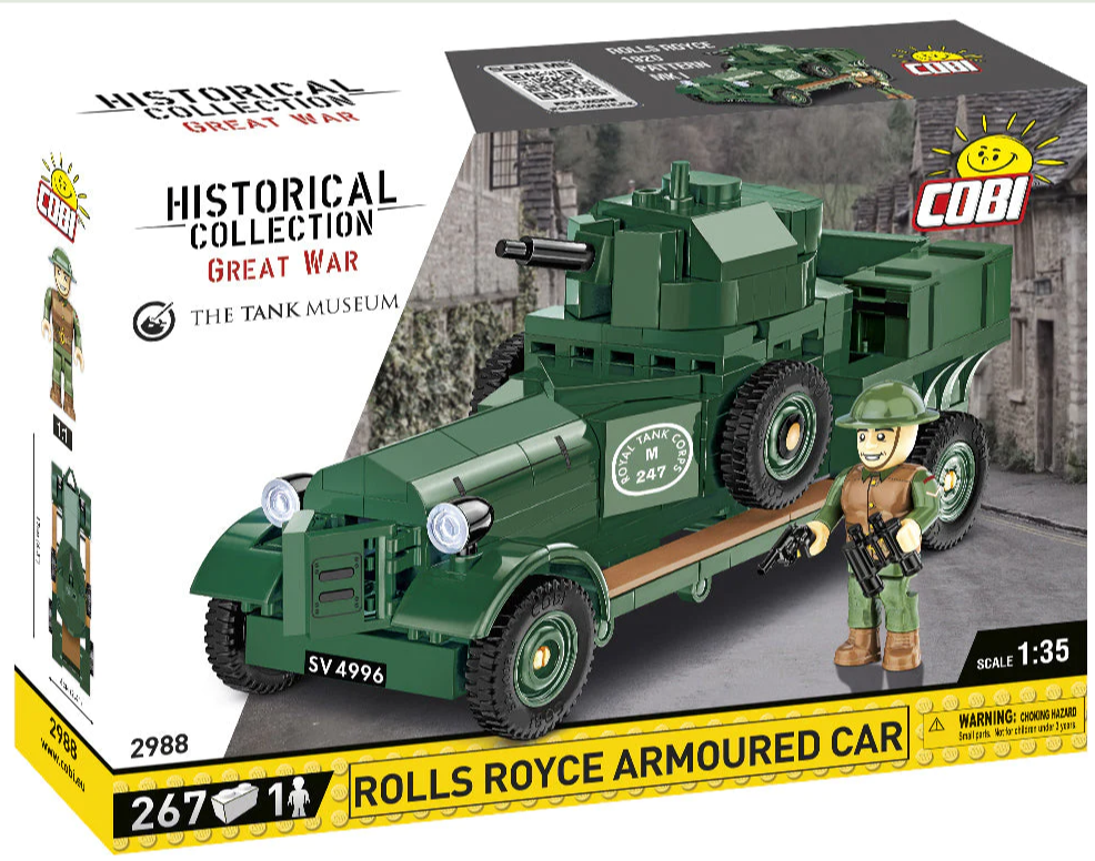 Cobi Rolls Royce Armoured Car Brick Model Kit Cobi