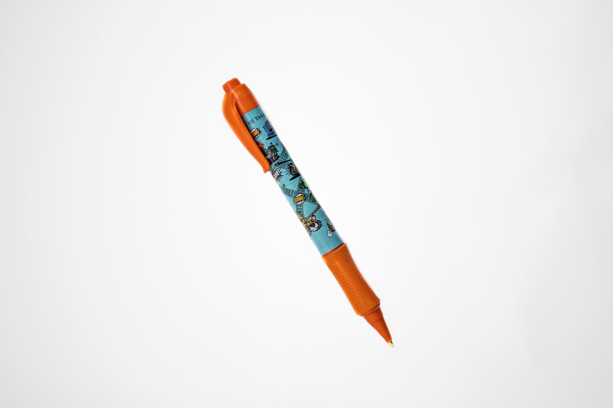 Tank Character Pen Stationery Emblem
