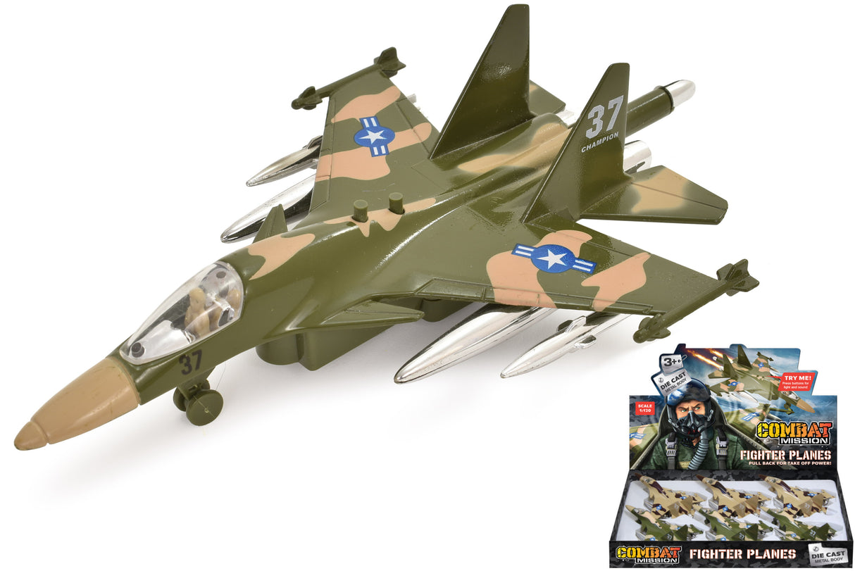 Die Cast Jet Fighter Plane Toy Kandy Toys
