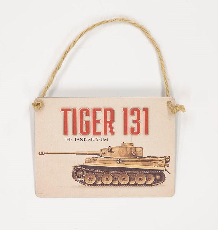Tiger 131 Small Metal Hanging Sign Wall Art The Original Metal Sign Co