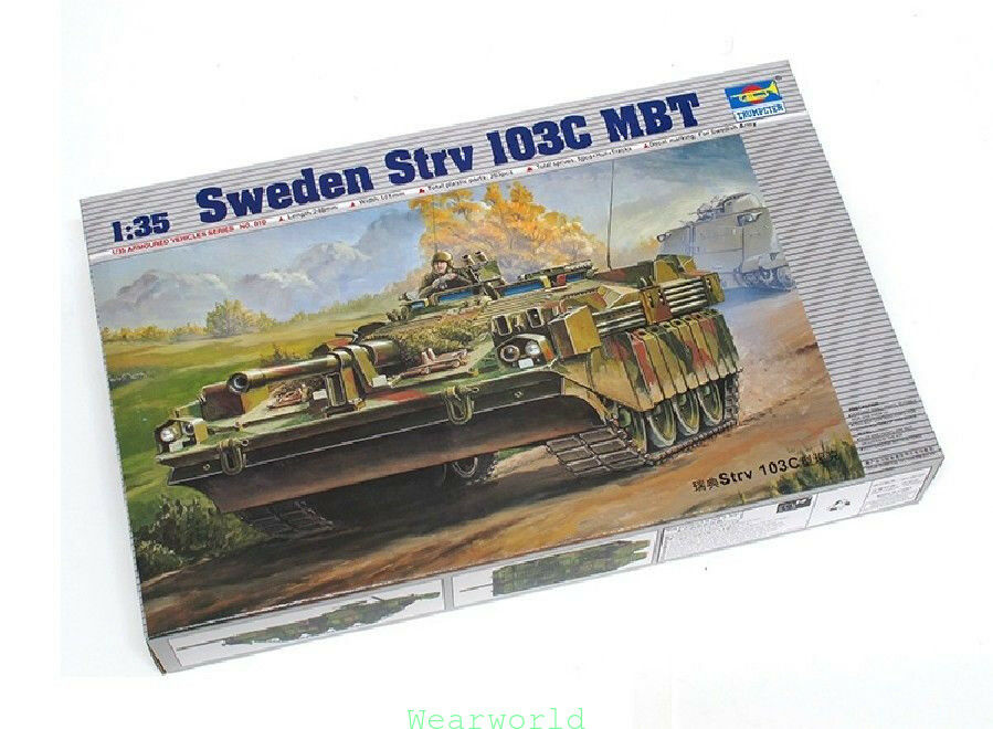 Trumpeter 1/35 Swedish Strv 103C MBT, (S Tank) Scale Model Trumpeter