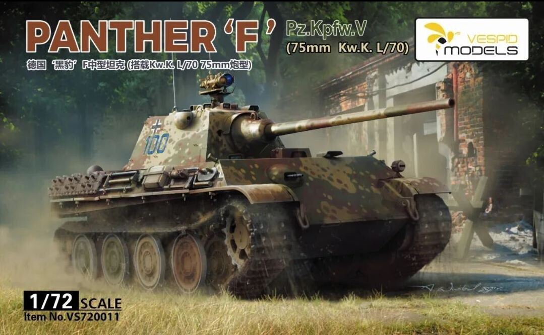 Vespid Models 1/72 Panther F Scale Model Vespid Models