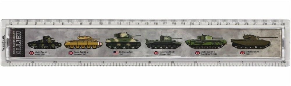 WW2 Tank Ruler Stationery Westair