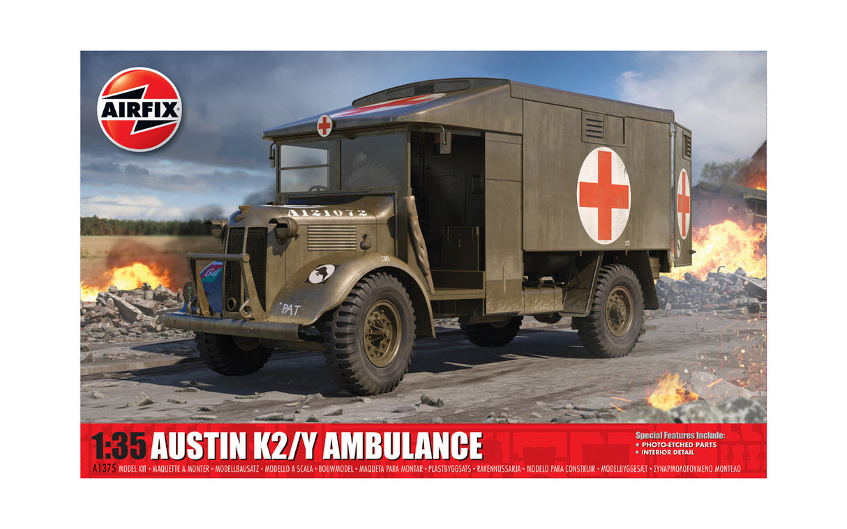 Airfix 1/35 Austin K2/Y Ambulance Scale Model Airfix