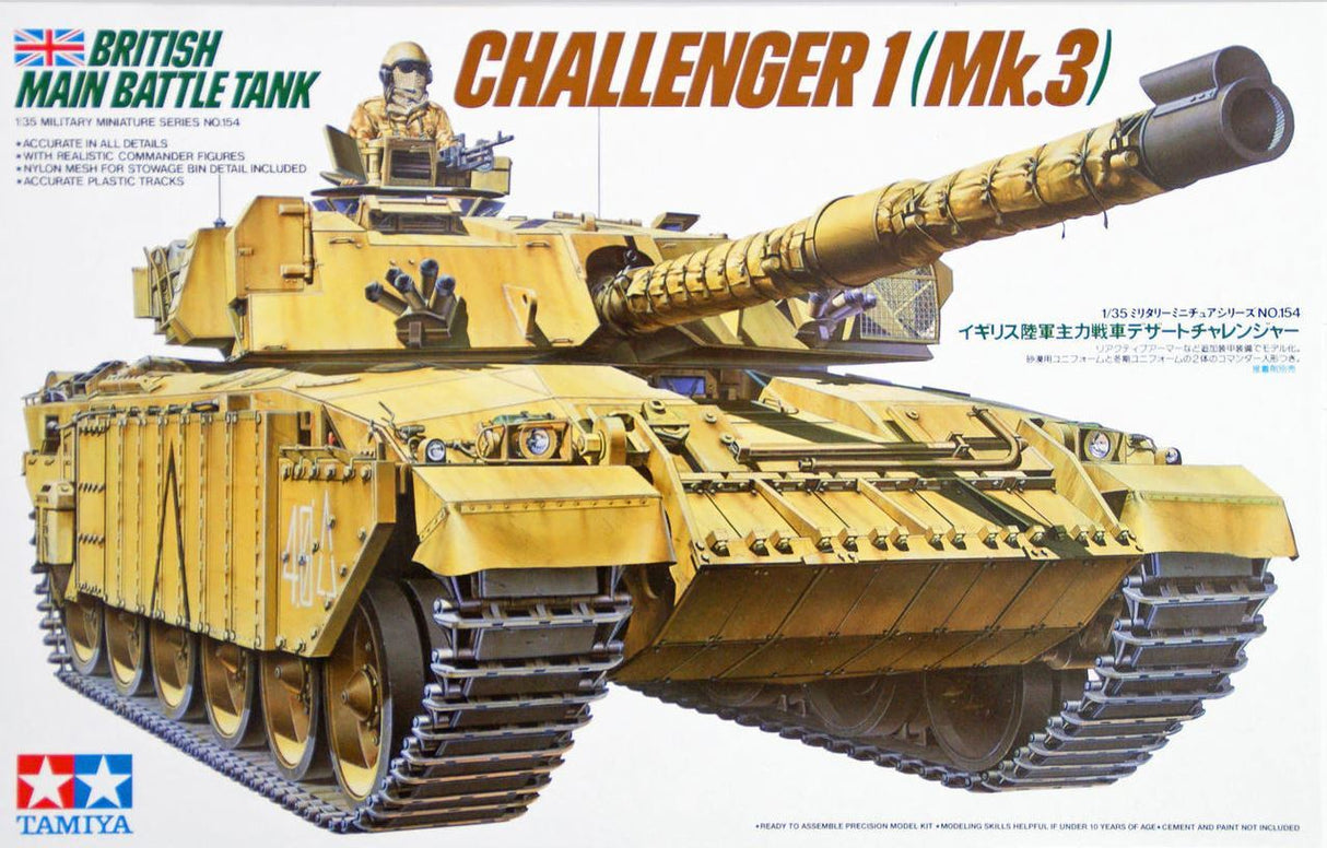 Tamiya 1/35 Challenger 1 (Mk3) Scale Model Tamiya Default Title
