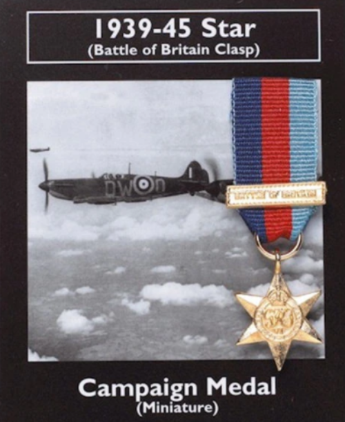 Replica Miniature 1939 - 45 Star Medal Westair