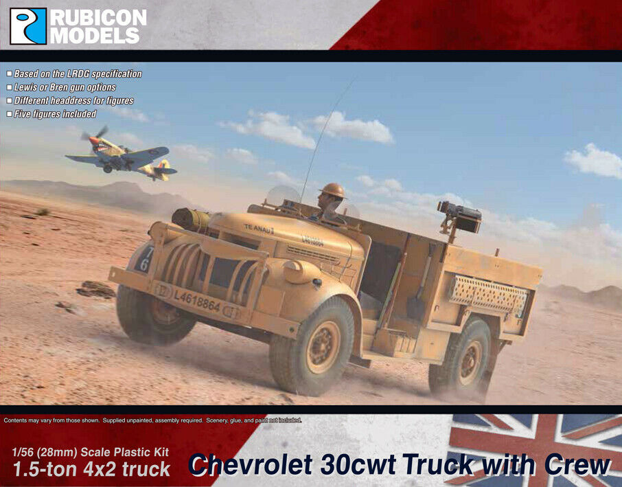 Rubicon Models 1/56 Chevrolet 30cwt Truck with Crew Scale Model Rubicon models.