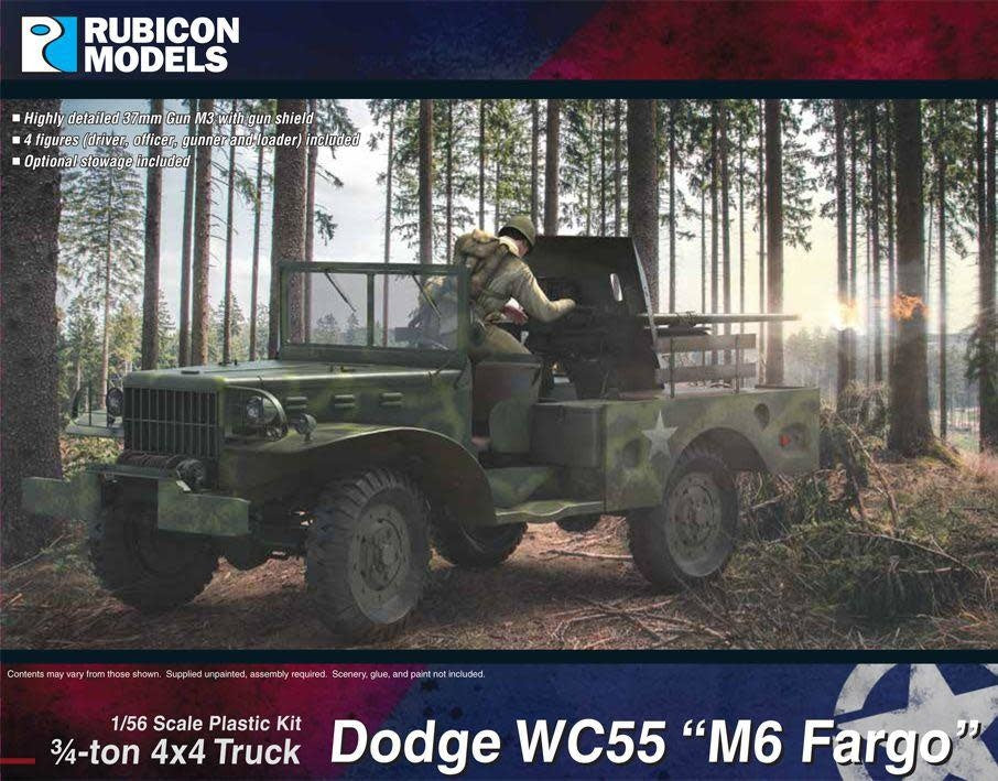 Rubicon models 1/56 Dodge WC55 M6 Fargo Scale Model Rubicon models.