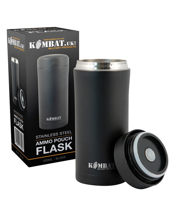 Ammo Pouch Flask Black Drinkware Kombat