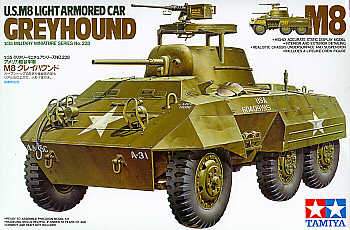 Tamiya 1/35 M8 Light armoured car "Greyhound" Scale Model Tamiya Default Title