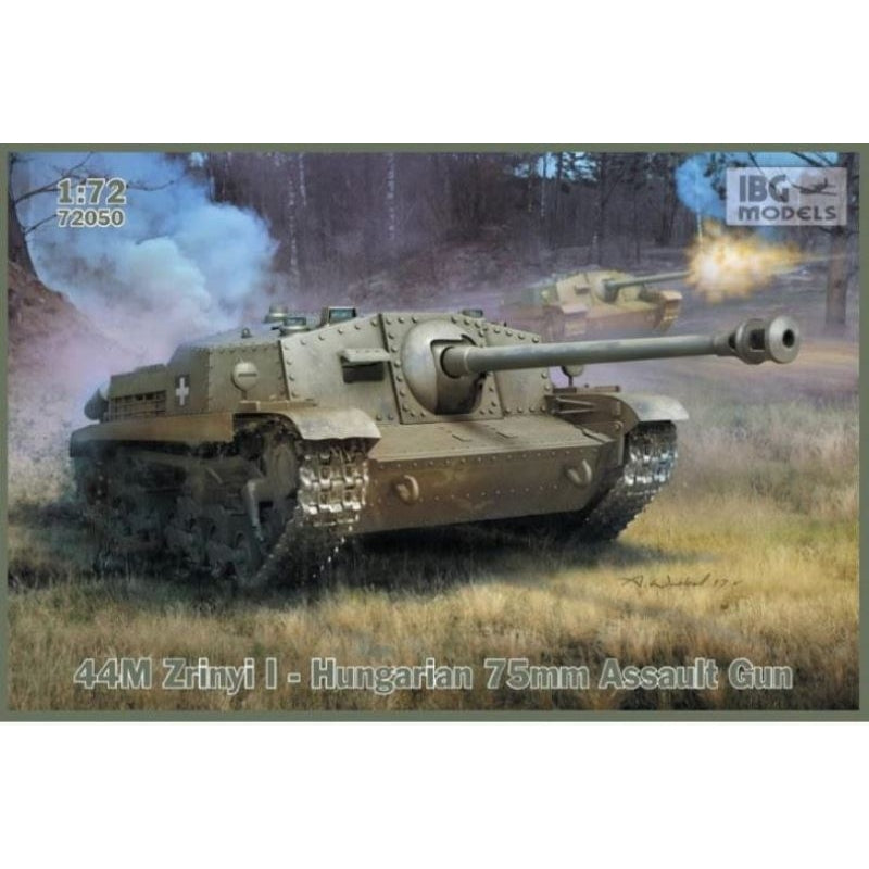 IBG 1/72 44M Zrinyi 1 Hungarian 75mm assault gun Scale Model IBG Models