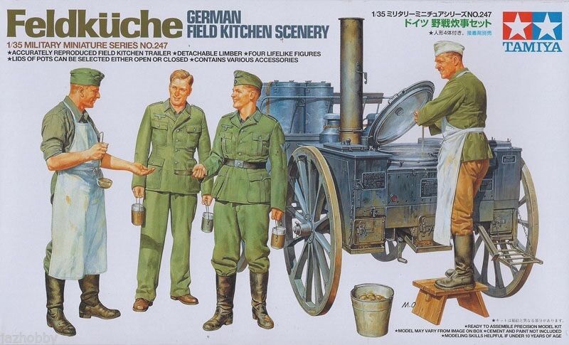 Tamiya 1/35 German Field Kitchen Scale Model Tamiya