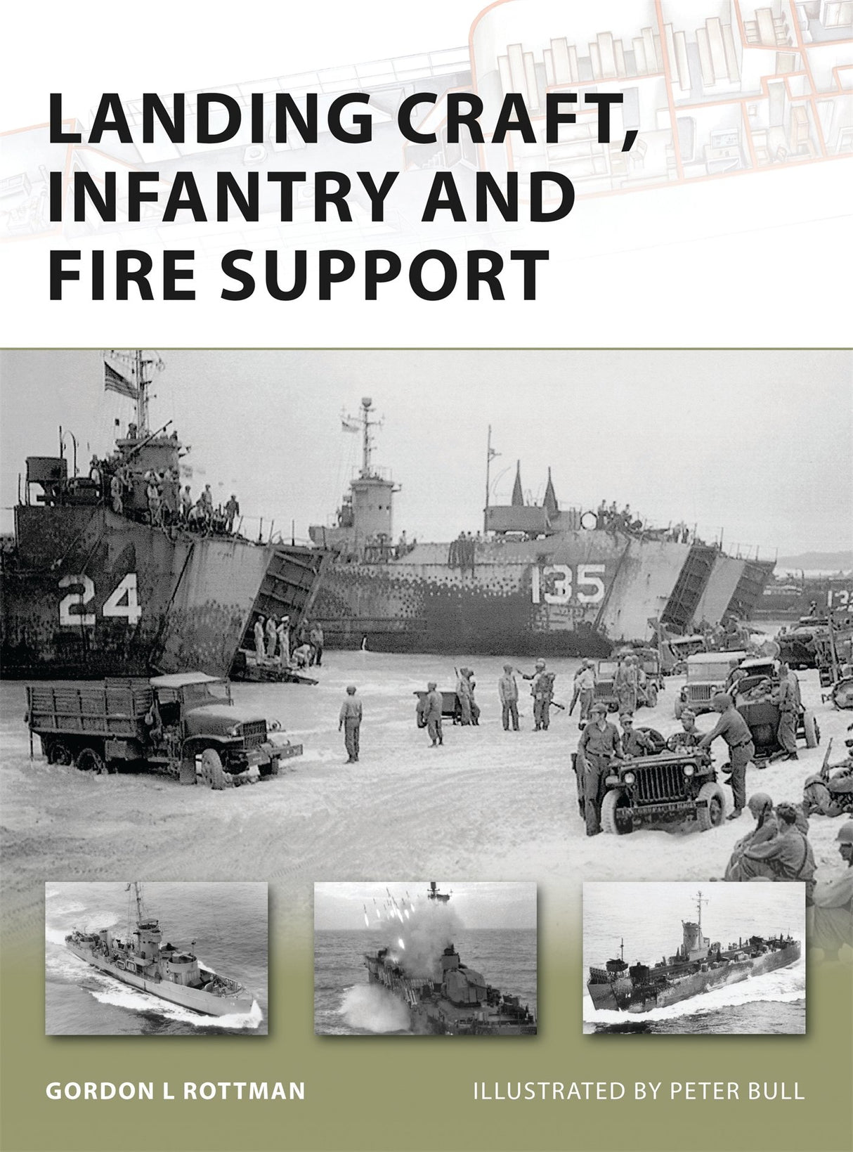 Osprey - Landing Craft, Infantry and Fire Support Book Hachette