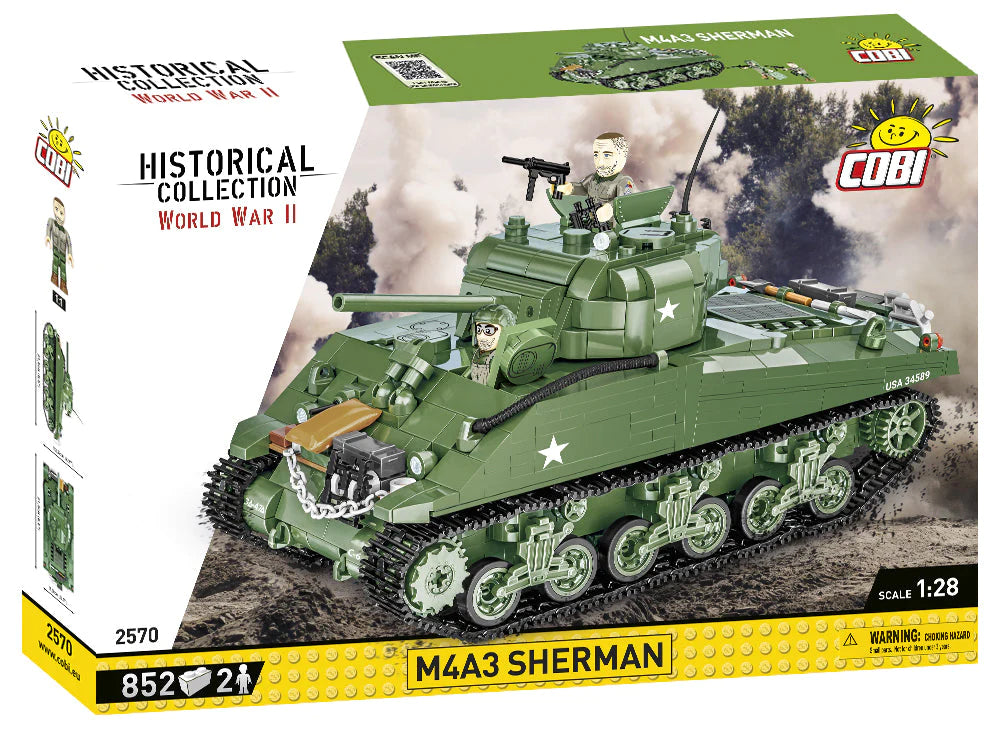 Cobi M4A3 Sherman Brick Model Kit Cobi