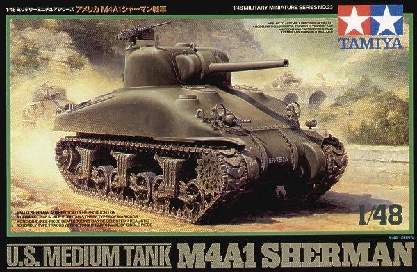 Tamiya 1/48 M4A1 Sherman Scale Model Tamiya Default Title