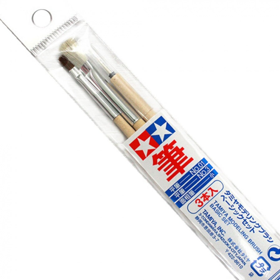 Tamiya Paint Brush Basic Set Model Accessories Tamiya