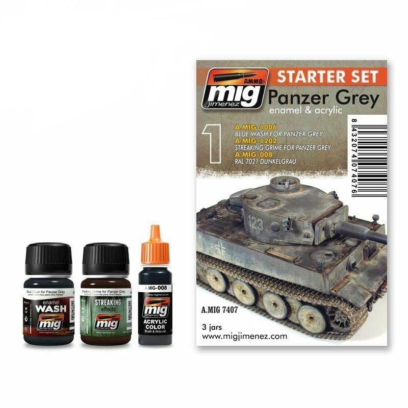 Ammo By Mig Panzer Grey Starter Set