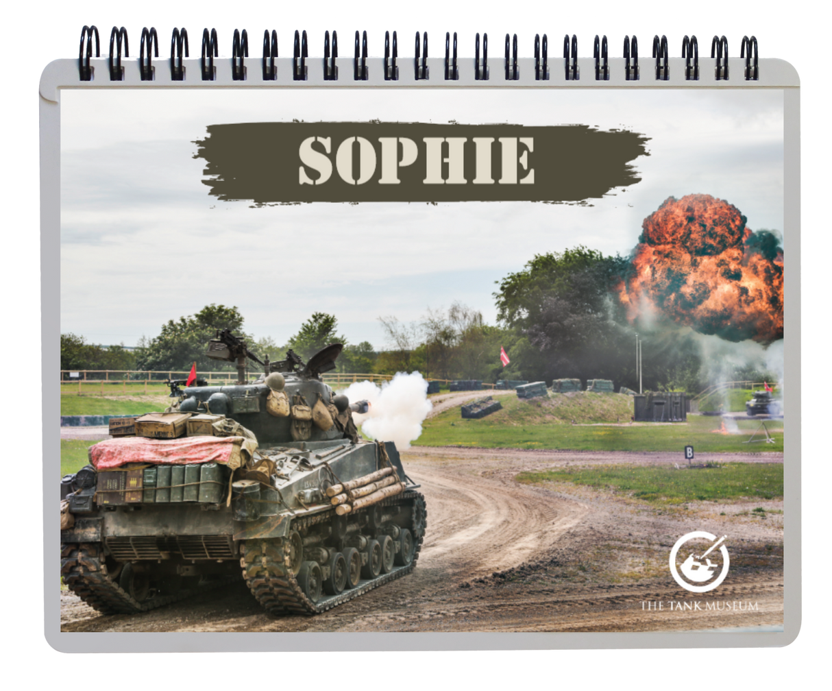 Tanks in Action Notebook Stationery My Moments