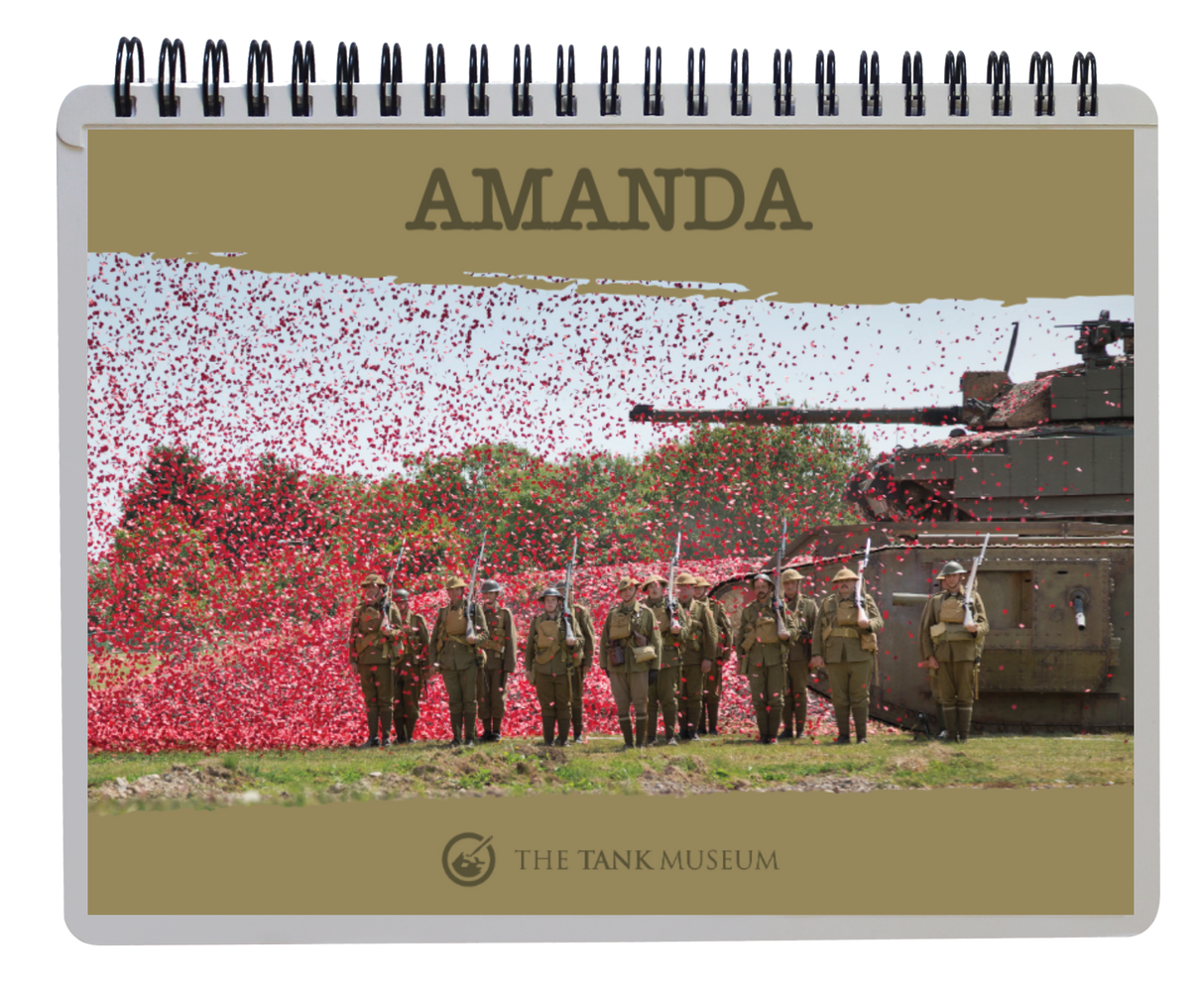 Poppy Personalised Notebook Stationery My Moments