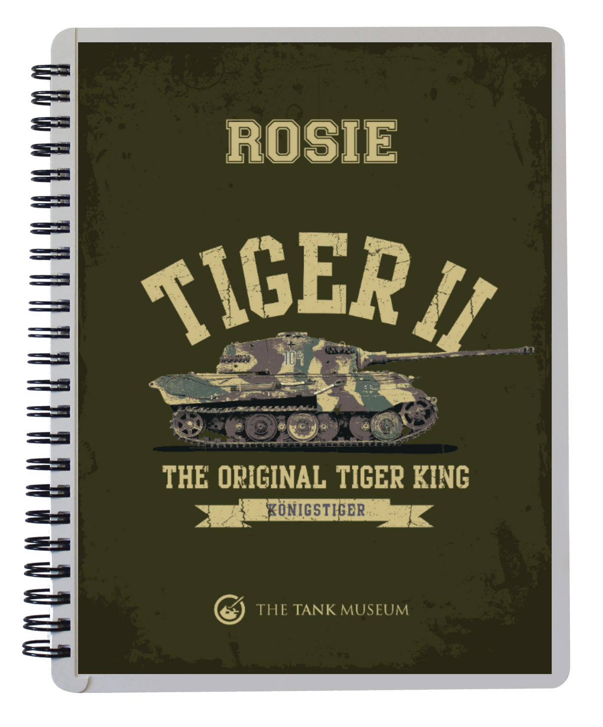 Tiger II Personalised Notebook Stationery My Moments