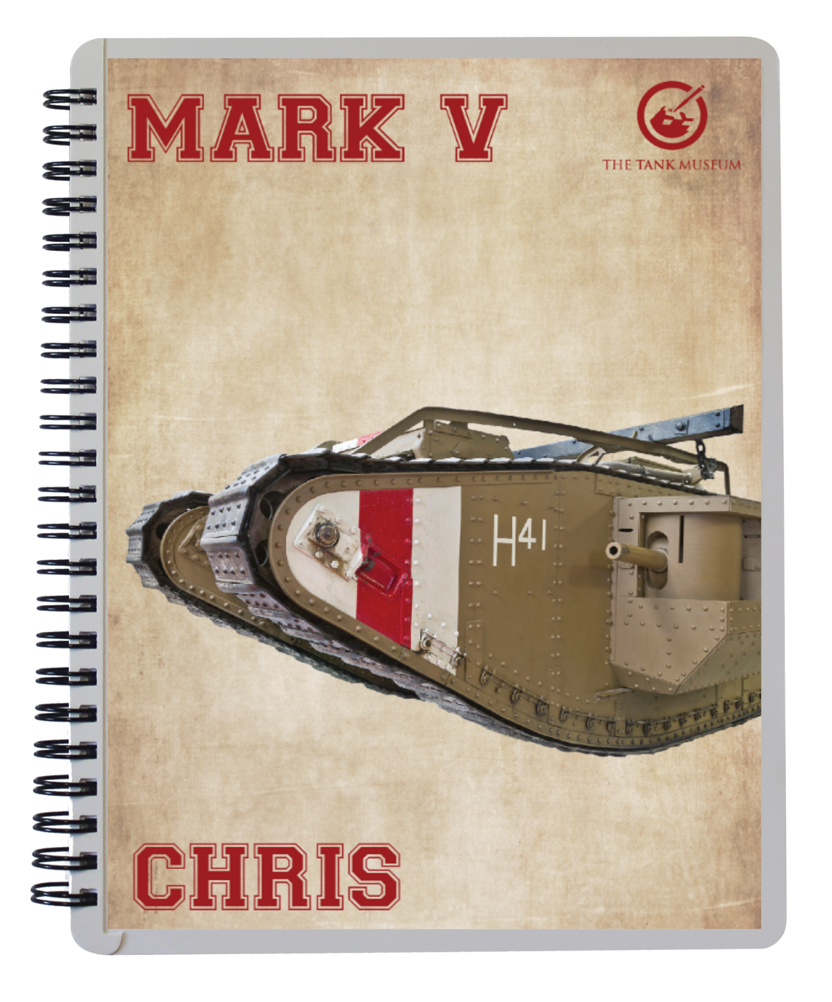 Mark V Personalised Notebook Stationery My Moments