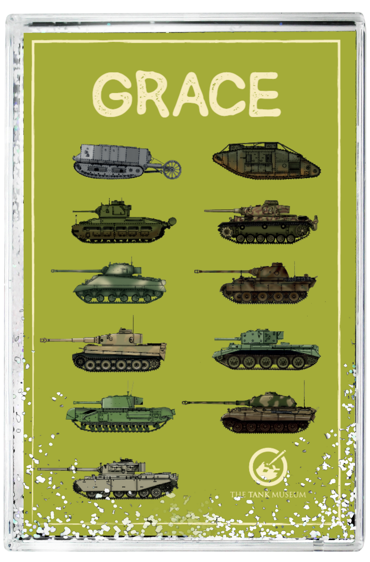 Tanks Glitter Block Glitter Box My Moments