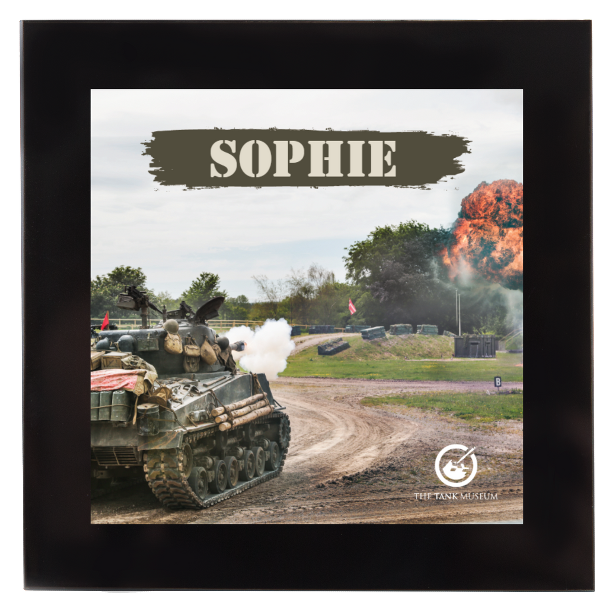 Tanks in Action Square Coaster Coaster My Moments