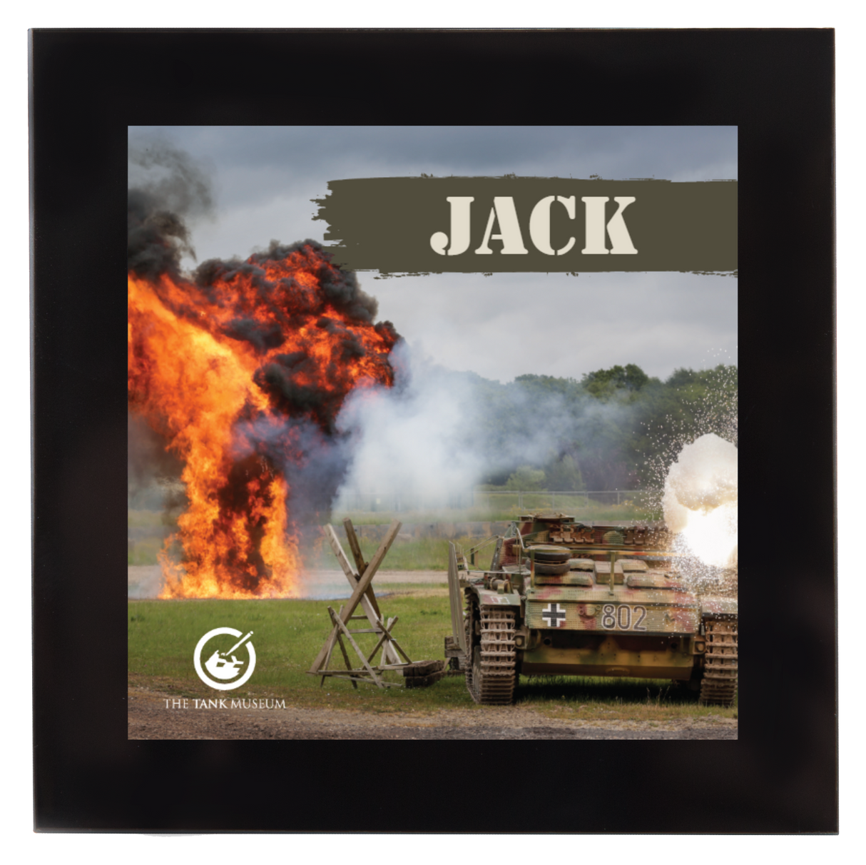 D-Day Personalised Square Coaster Coaster My Moments