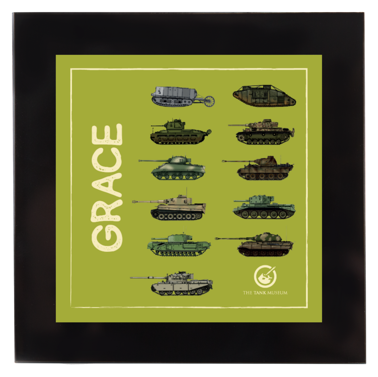 Tanks Square Coaster Coaster My Moments