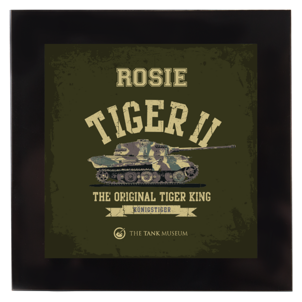Tiger II Square Coaster Coaster My Moments