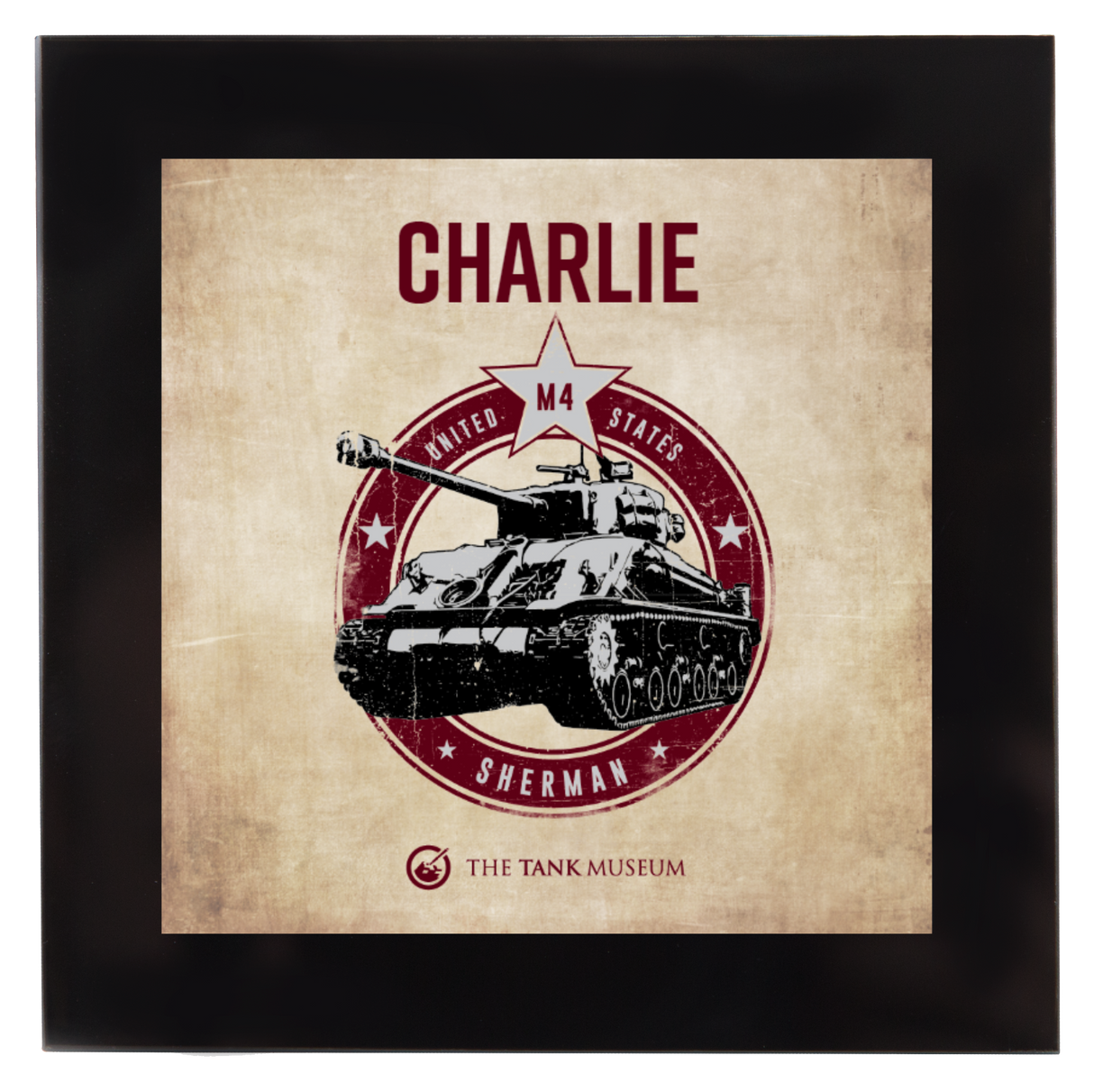 Sherman M4 Square Coaster Coaster My Moments