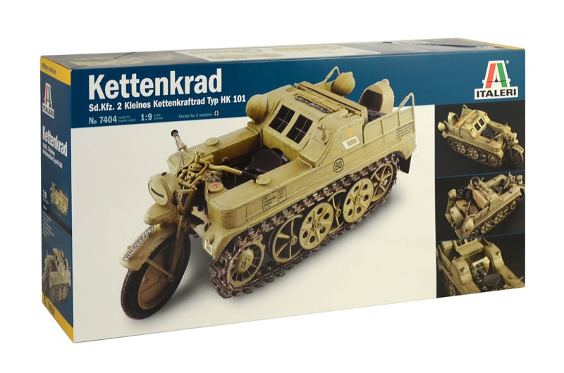Italeri 1/9 scale Sd.Kfz 2 Kettenkrad Typ HK 101. Scale Model Italeri
