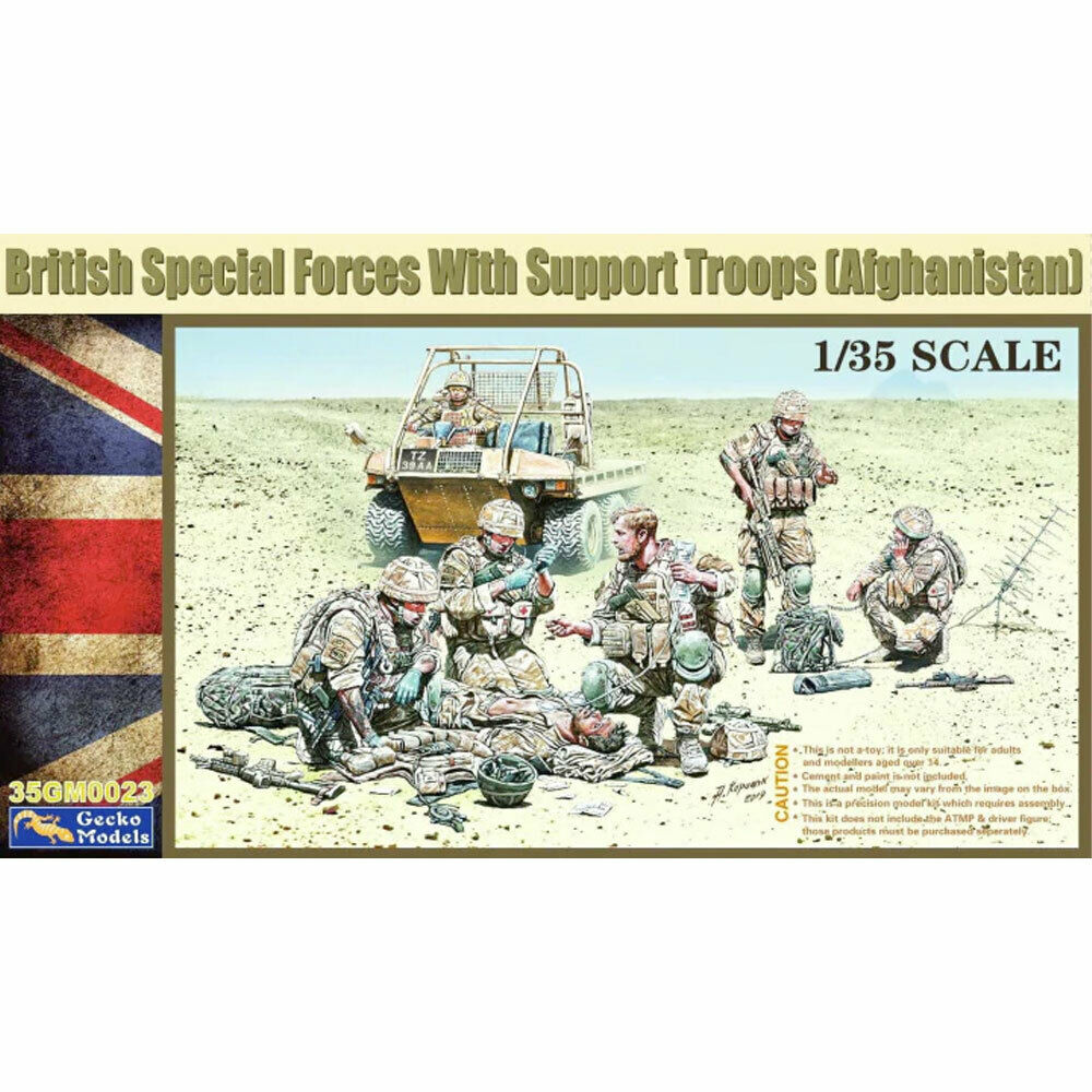 Gecko models 1/35 British special forces & support troops, Afghanistan