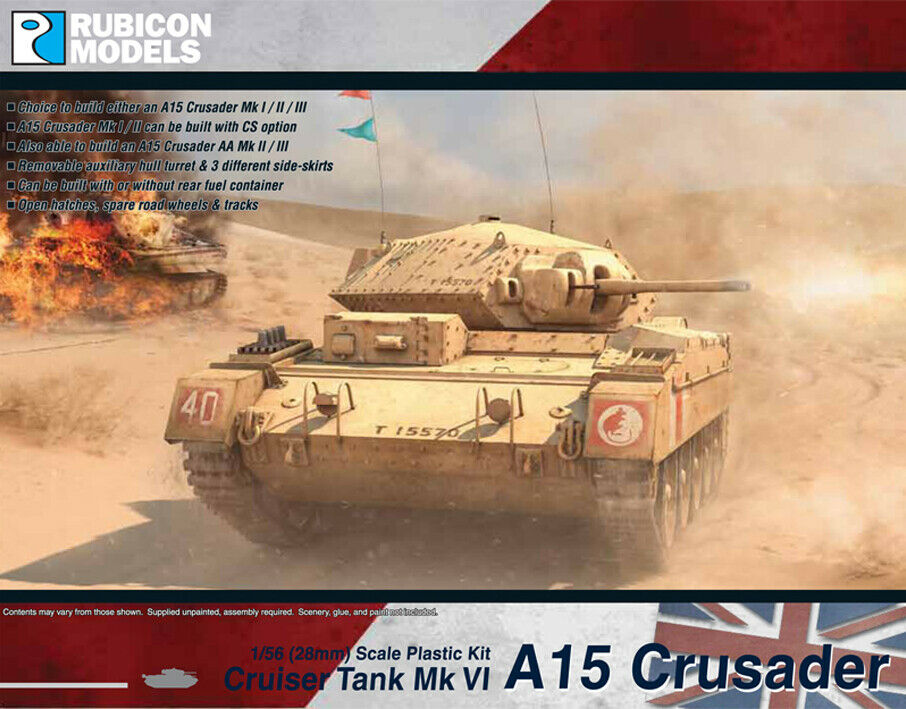 Rubicon Models 1/56 A15 Crusader Scale Model Rubicon models.