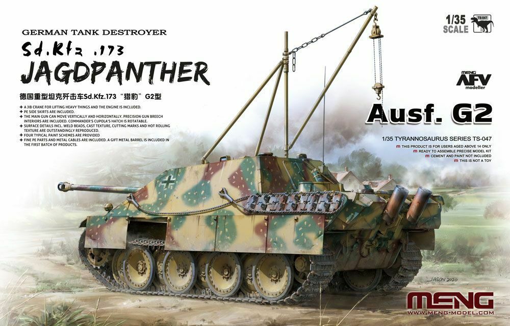 Meng 1/35 Sd.Kfz.173 Jagdpanther Ausf.G2 Scale Model Meng