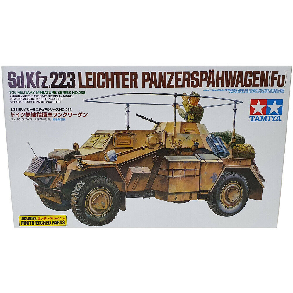 Tamiya 1/35 Sd.Kfz.223 Leichter Panzerspahwagen(fu) Scale Model Tamiya