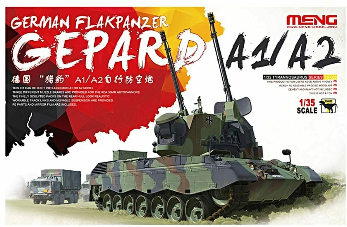 Meng 1/35 Flakpanzer Gepard, A1/A2 Scale Model Meng