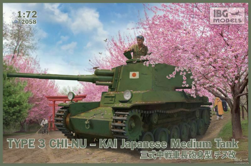 IBG 1/72 Type 3 Chi-Nu Kai Japanese medium tank Scale Model IBG Models