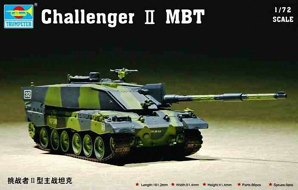 Trumpeter 1/72 Challenger 2 Scale Model Trumpeter