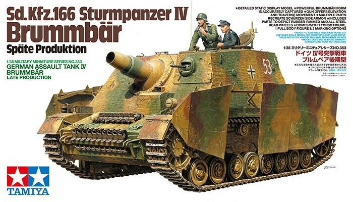 Tamiya German Assault Tank 4, Brummbar (Late) Scale Model Tamiya