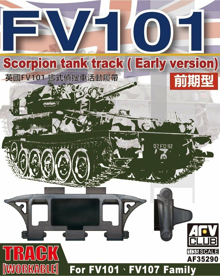 AFV Club 1/35 Replacement Scorpion Tracks (Early version) Scale Model AFV Club