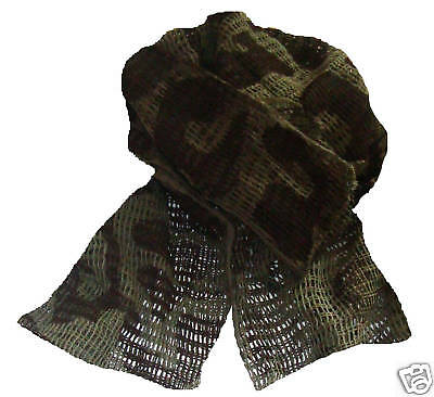 Scrim Net Scarf Scarf Thatchreed Dark Camo