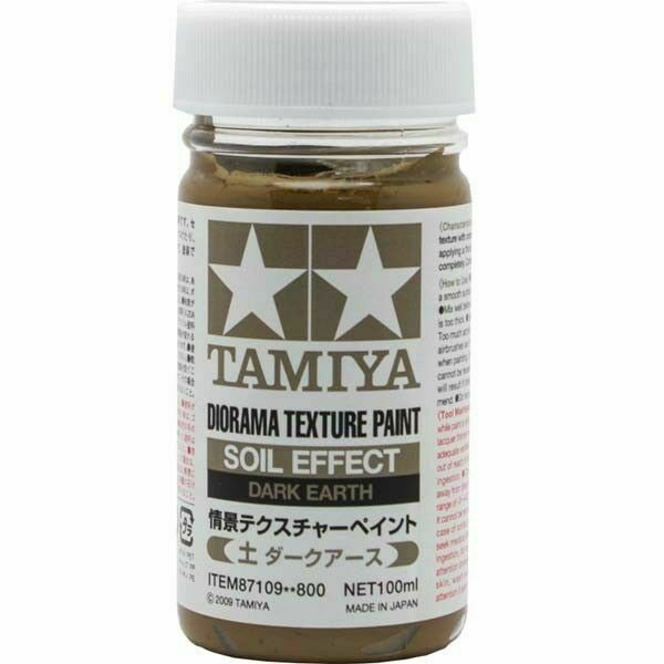 Tamiya Diorama Texture Paint 100 ml, Soil Effect Model Paint Tamiya
