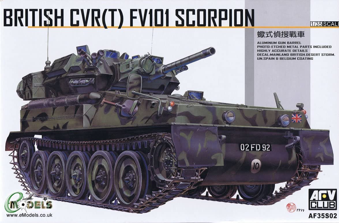 AFV Club 1/35 CVR(T) FV101 Scorpion Scale Model AFV Club