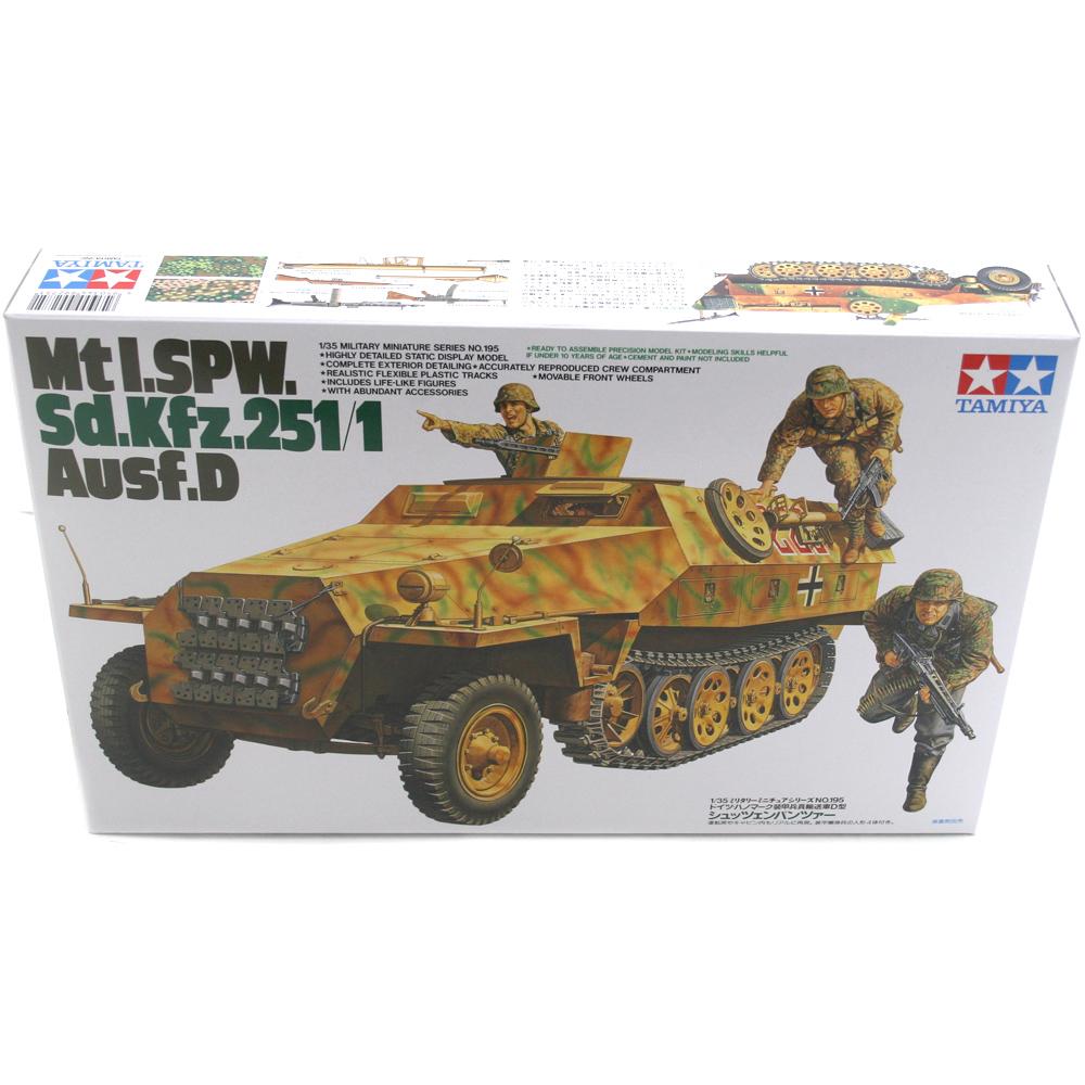 Tamiya 1/35 Mtl. SPW Sd.Kfz. 251/1 Ausf.D Scale Model Tamiya Default Title