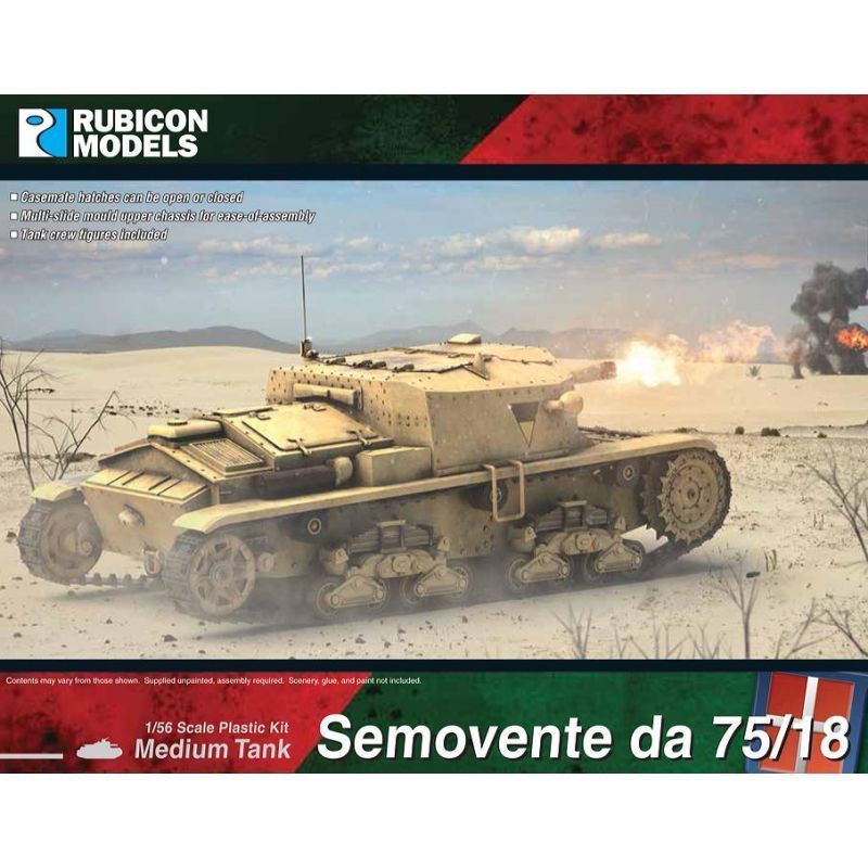 Rubicon Models 1/56 Semovente da 57/18 Scale Model Rubicon models.