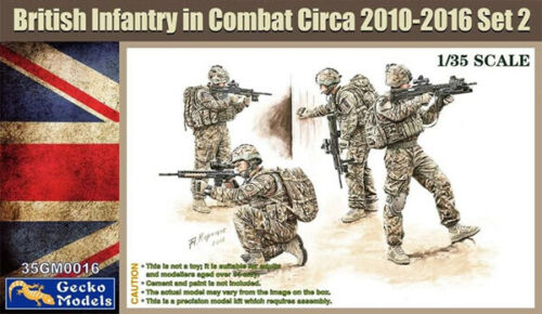 Gecko 1/35 British Infantry in Combat Circa 2010-2016 Set 2 Model Accessories Gecko