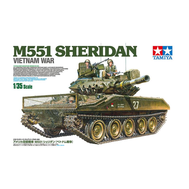 Tamiya 1/35 M551 Sheridan Scale Model Tamiya Default Title