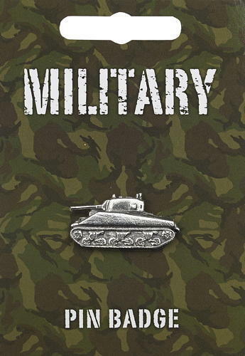 Military Sherman Tank pewter pin badge Pin Badge Westair